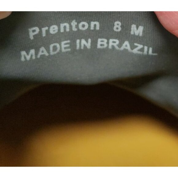 Donald Pliner Prenton BrownEmbossed  Leather Croc Print Sneakers Mens 8 - Picture 4 of 16